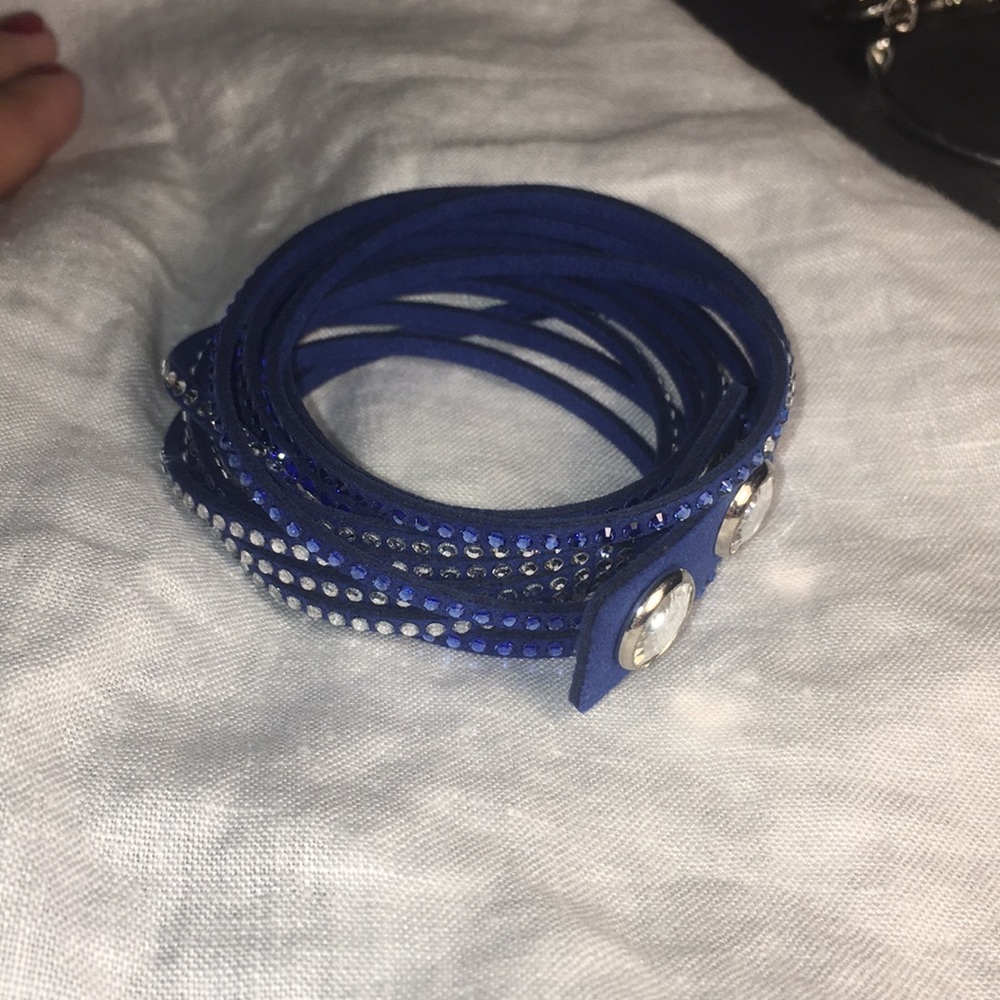 Swarovski crystal wrap bracelet
